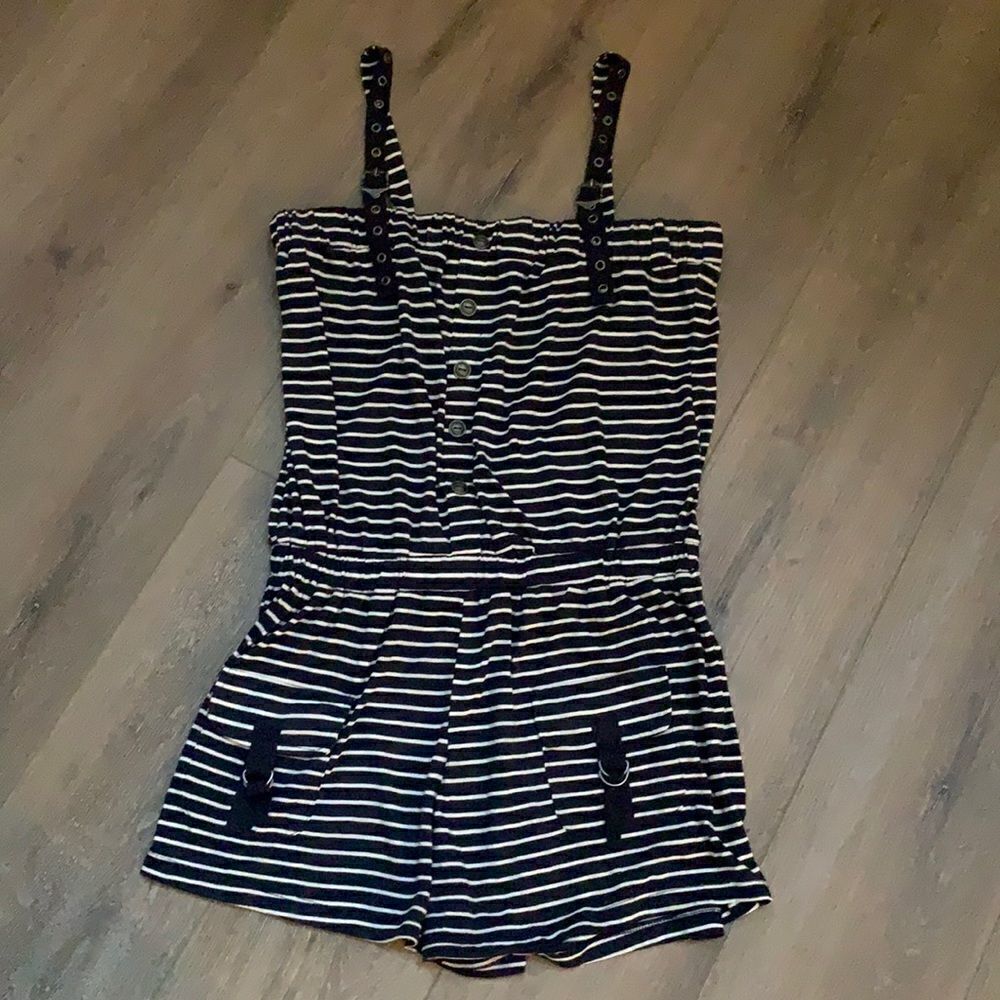 Mine Striped Romper 